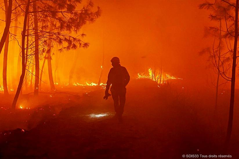 France Fights Spreading Wildfires As Heatwave Fries Europe