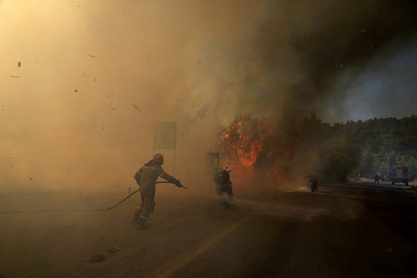 In Pictures: Wildfires Burn Across Europe In Dry, Hot Weather