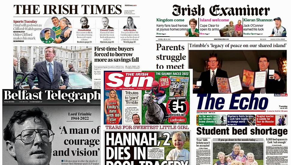 What The Papers Say: Tuesday's Front Pages