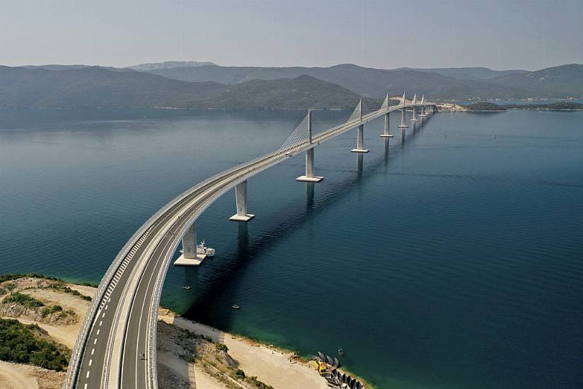 Croatia Opens Bridge Connecting Two Parts Of Country’s Adriatic Sea Coastline