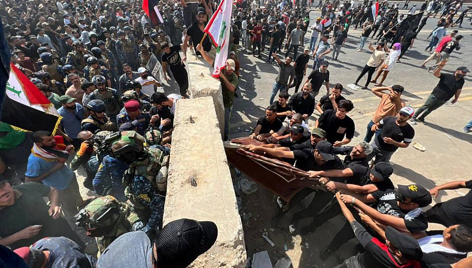 Cleric’s Followers Force Way Into Iraqi Parliament For Second Time This Week