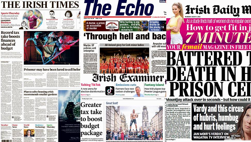 What The Papers Say: Thursday's Front Pages