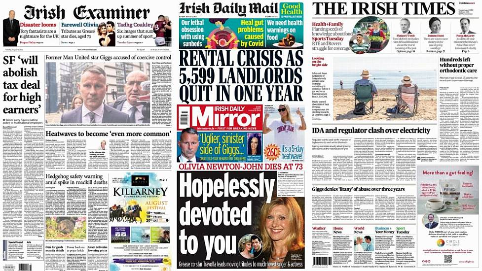 What The Papers Say: Tuesday's Front Pages