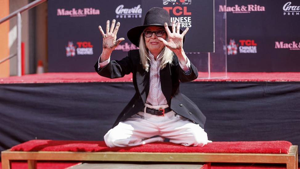 Diane Keaton Recalls Childhood Dreams Of Hollywood As She Cements Her Handprints