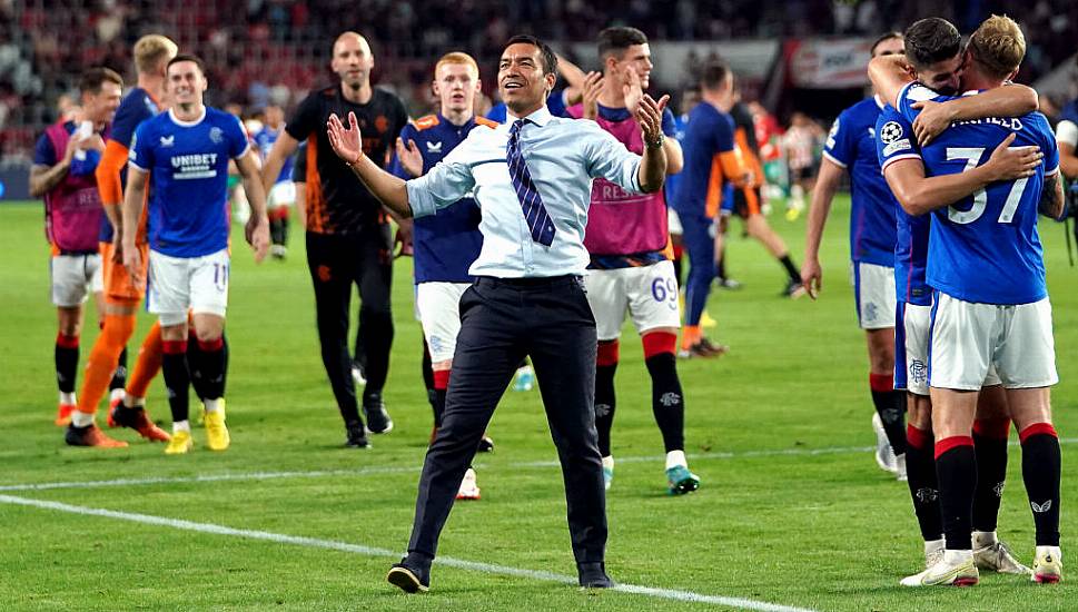 Giovanni Van Bronckhorst Proud After Rangers Reach Champions League