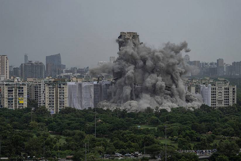 Two High-Rise Blocks In India Demolished For Violating Building Laws