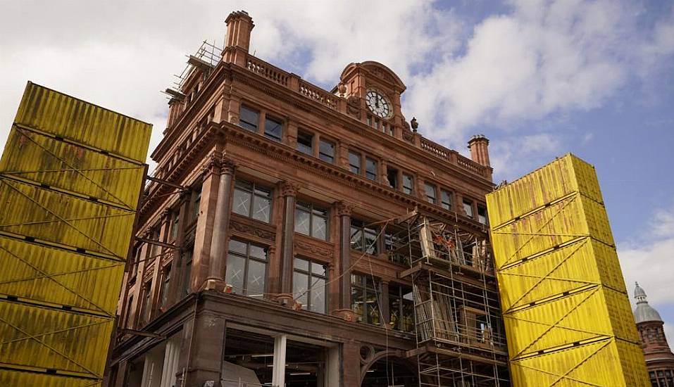 Facade Of Landmark Belfast City Centre Building Begins To Emerge