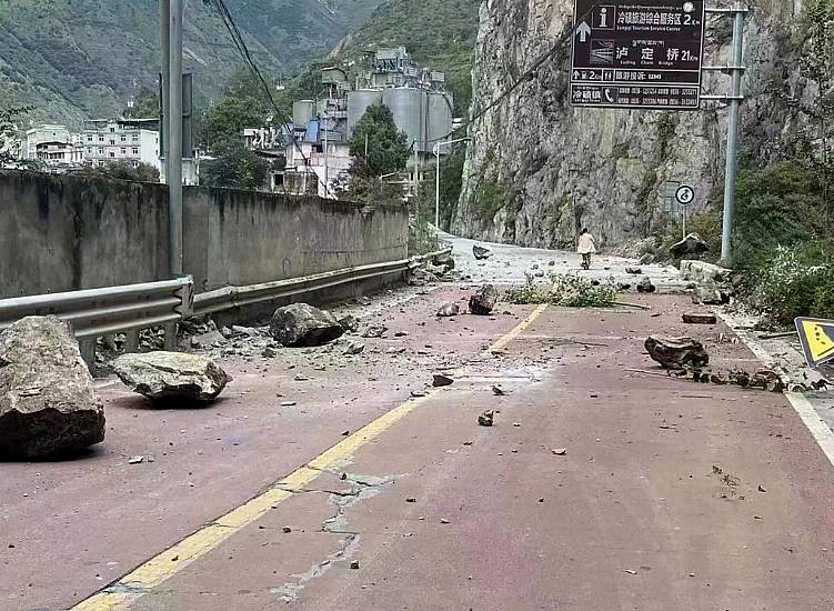 South-West China Quake Leaves Dozens Dead And Triggers Landslides