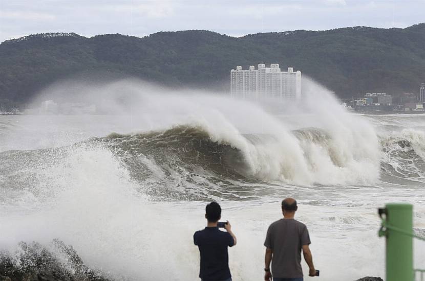 Typhoon Batters South Korea With 3Ft Of Rain And Damaging Winds