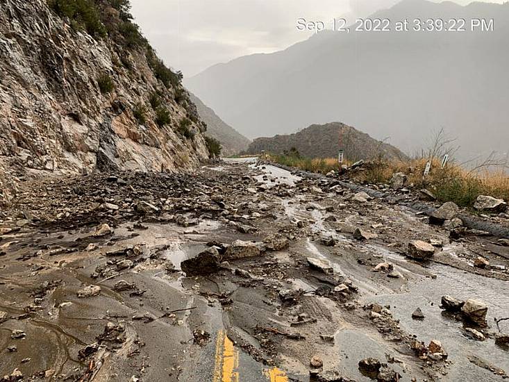 Clean-Up Begins After Mudslides Sweep Through California Mountain Communities