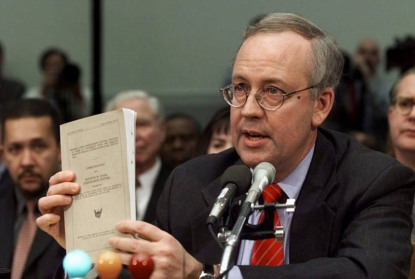 Ken Starr, Whose Investigation Led To Bill Clinton Impeachment, Dies Aged 76