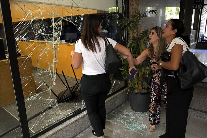 Woman With Toy Gun Grabs Trapped Savings From Beirut Bank