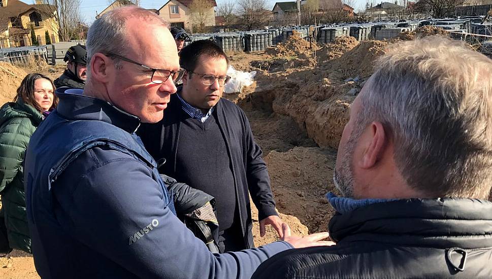 Simon Coveney On Visit To Ukraine To Show Ireland’s Support