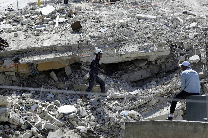 Jordanian Officials Rescue Infant From Collapsed Building