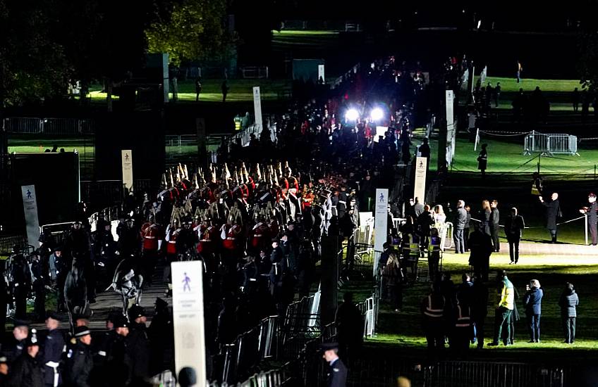 Soldiers Rehearse Procession In Windsor Ahead Of Queen Elizabeth’s Funeral