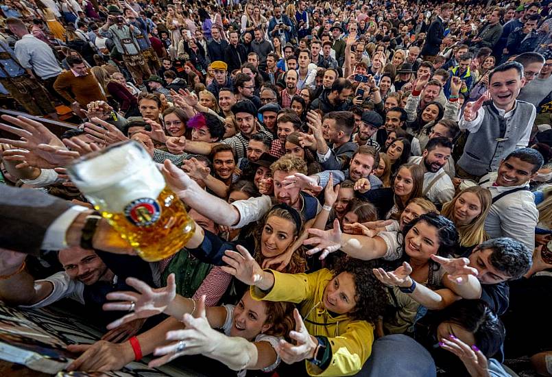 In Pictures: Beer Flowing As Oktoberfest Returns For First Time Since 2019