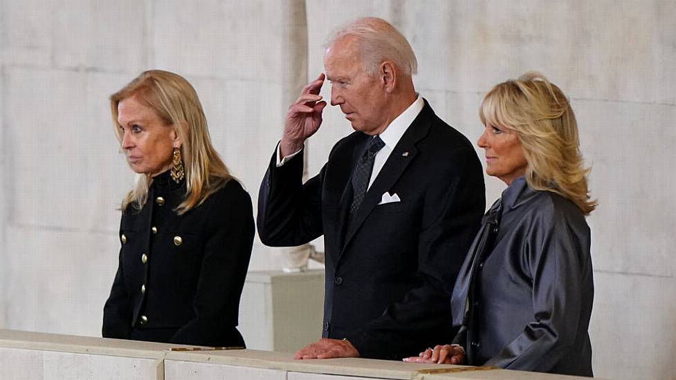 Joe Biden Attends Westminster Hall To Pay Respects To Queen