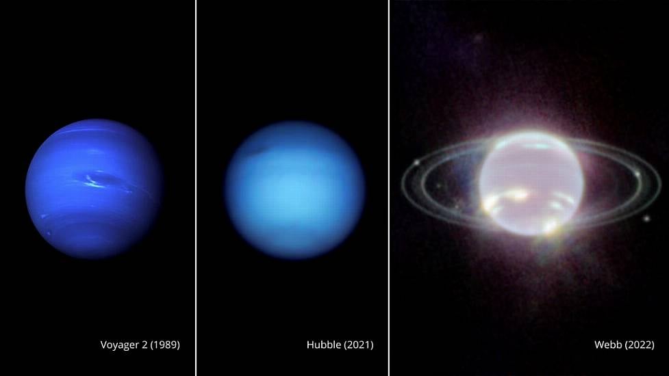 Neptune And Rings Shine In Photos From New Space Telescope