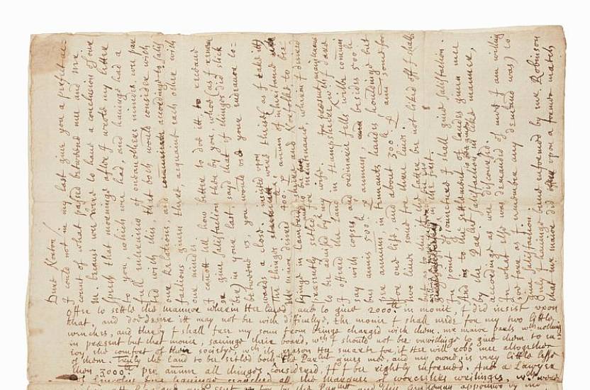 Rare Letter Written By Oliver Cromwell To Be Auctioned In Edinburgh