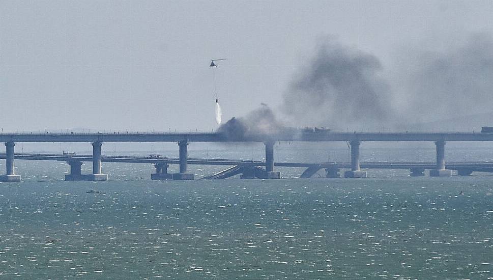 Three Killed As Truck Bombing Damages Russian Bridge To Crimea