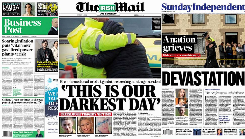 What The Papers Say: Sunday's Front Pages