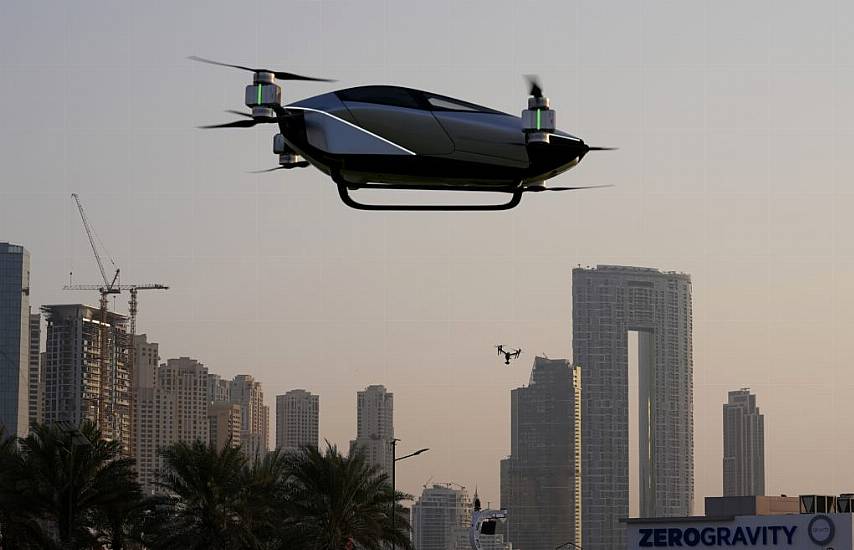 Chinese Firm Tests Electric Flying Taxi In Dubai