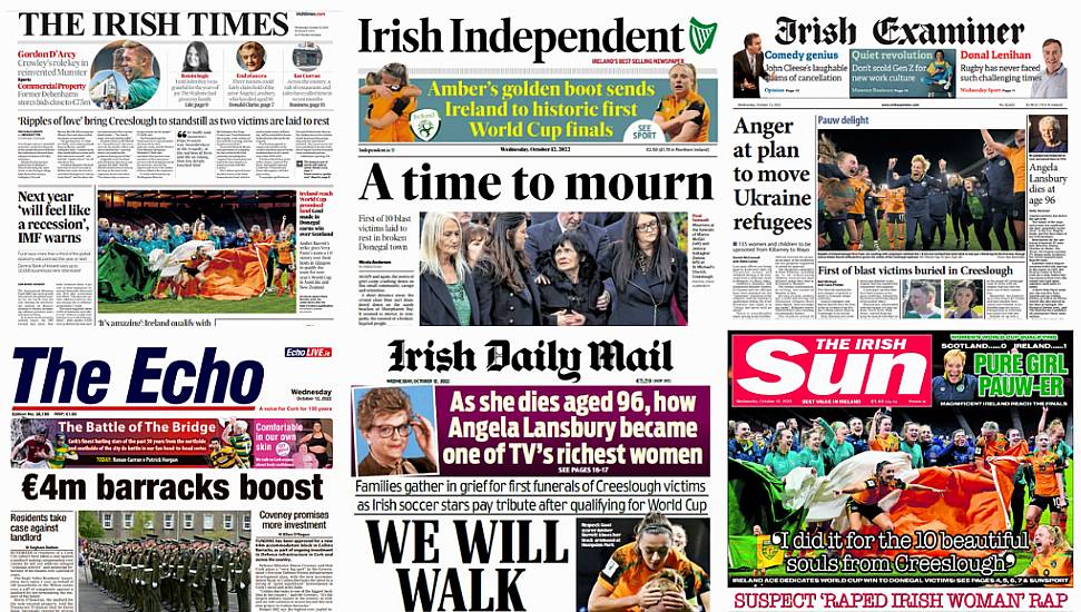 What The Papers Say: Wednesday's Front Pages