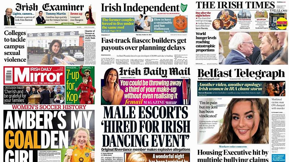 What The Papers Say: Thursday's Front Pages