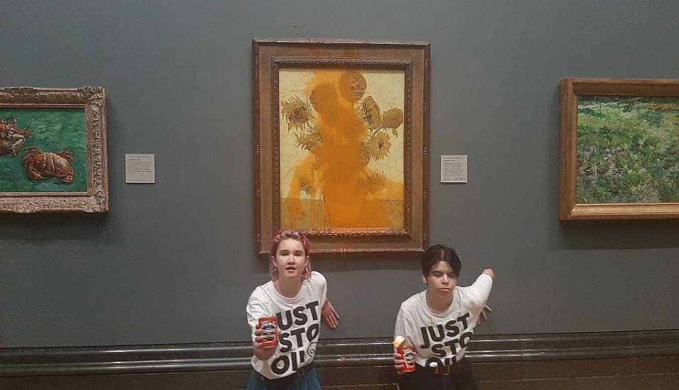 Two Protesters Arrested After Throwing Soup On Van Gogh’s Sunflowers