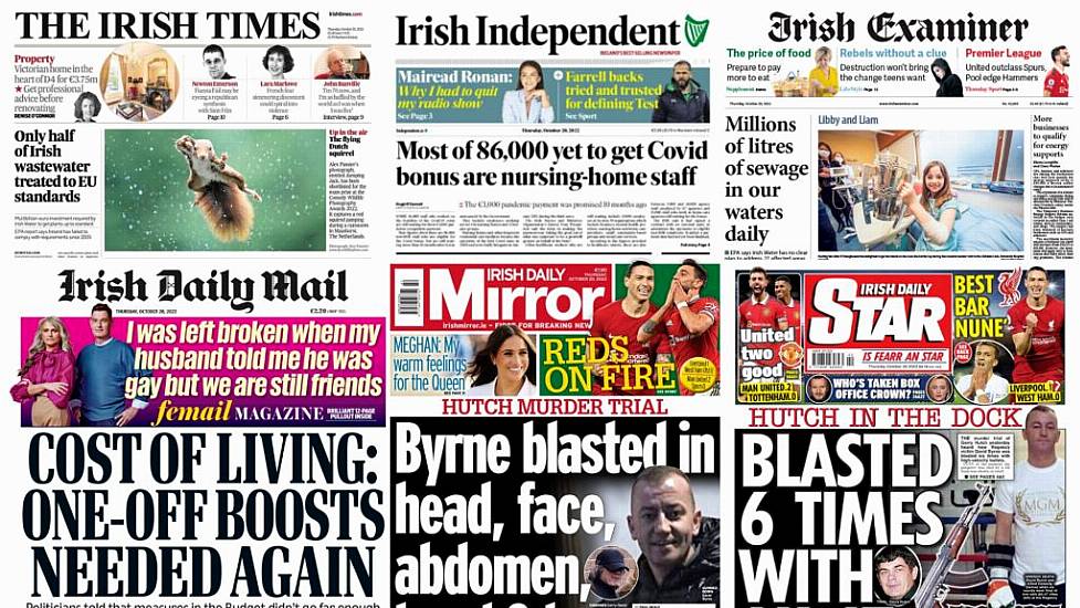 What The Papers Say: Thursday's Front Pages