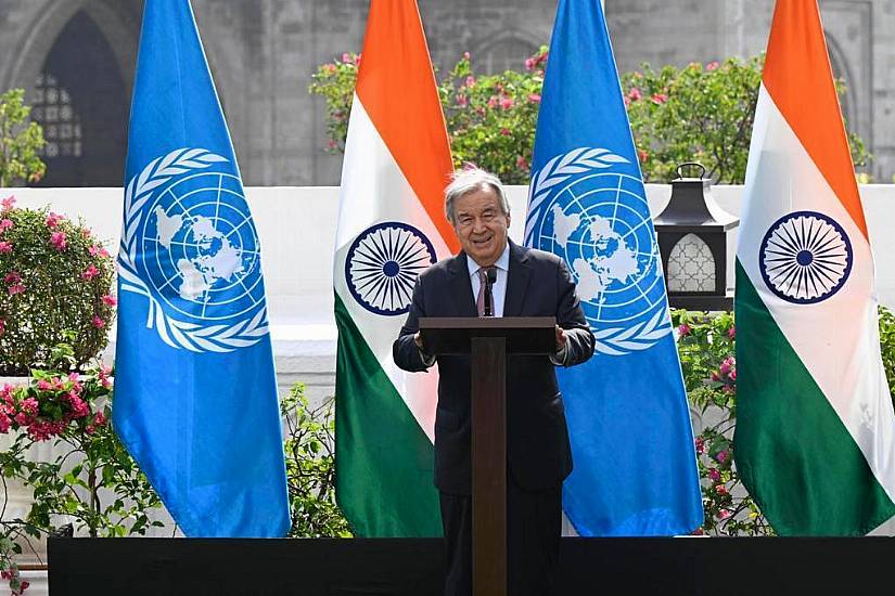 Un Chief And Indian Pm Launch Climate Action Scheme