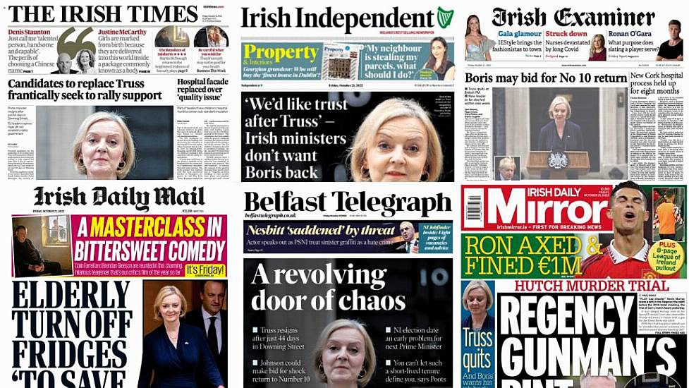 What The Papers Say: Friday's Front Pages