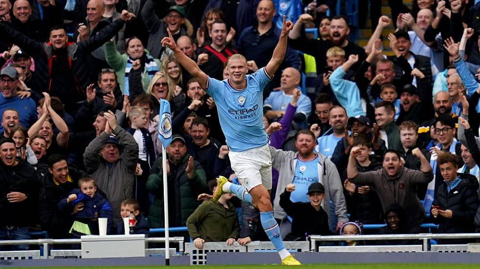 Erling Haaland Bags Brace As Manchester City Beat Brighton