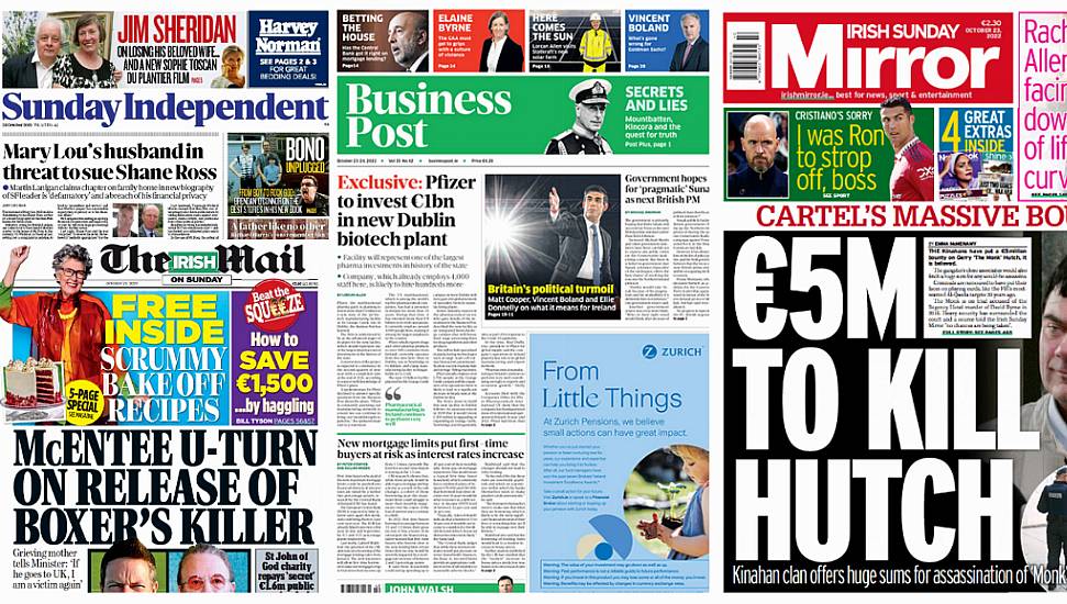 What The Papers Say: Sunday's Front Pages