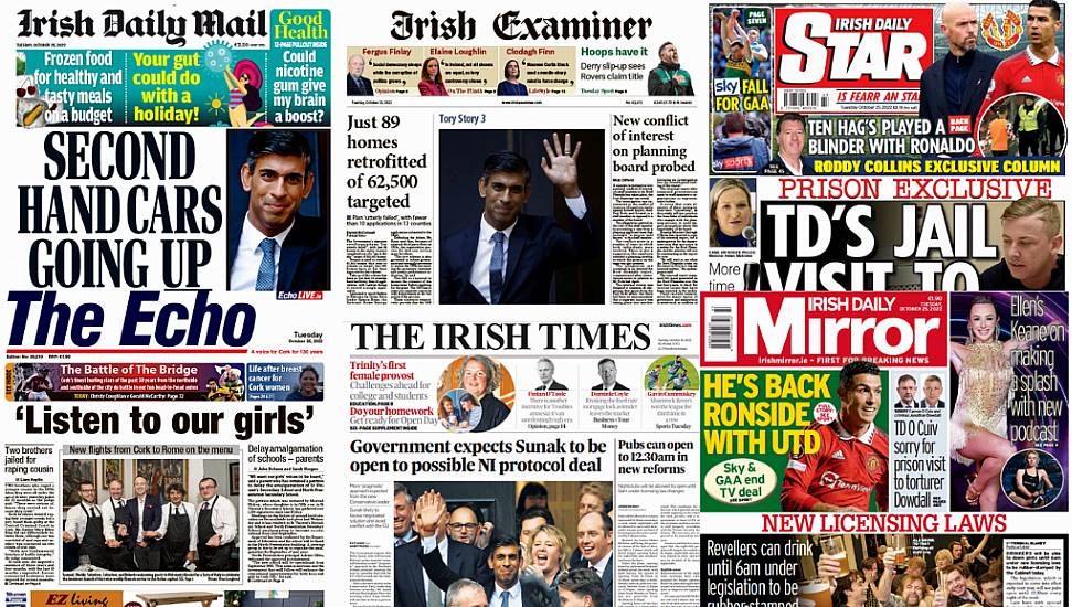 What The Papers Say: Tuesday's Front Pages