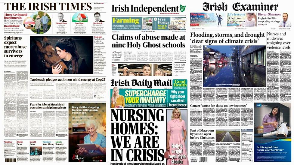 What The Papers Say: Tuesday's Front Pages