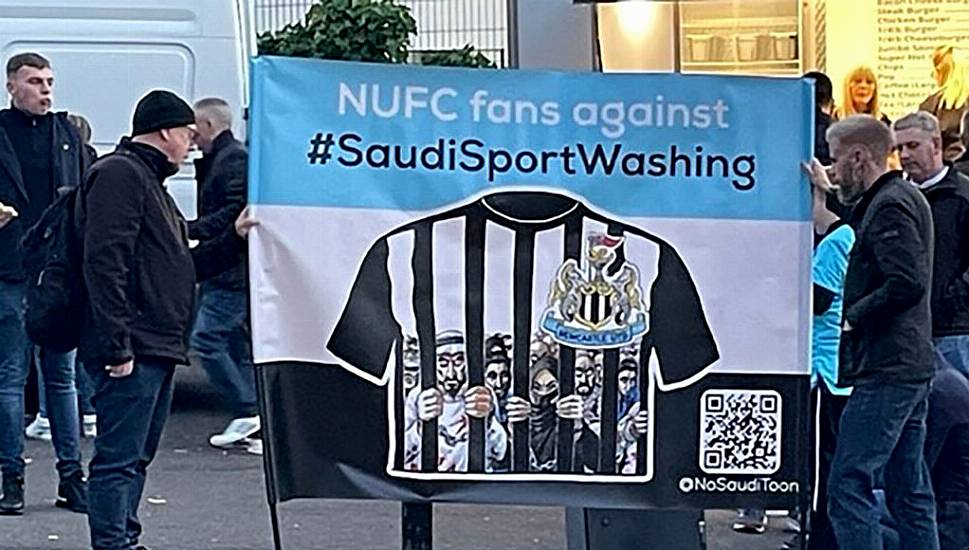 Newcastle Fans Group Stage Protest Against Saudi Owners Ahead Of Chelsea Clash