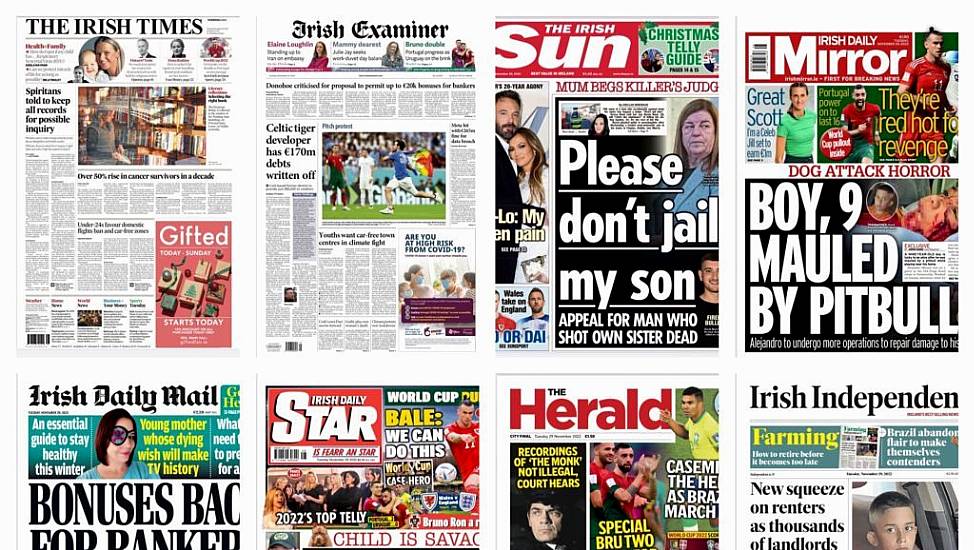 What The Papers Say: Tuesday's Front Pages