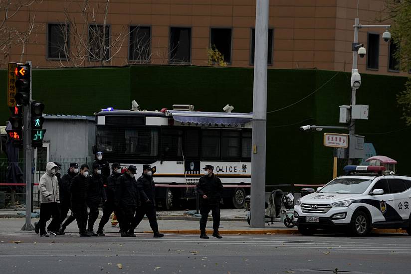 Students Sent Home And Police On Patrol As China Curbs Covid Protests