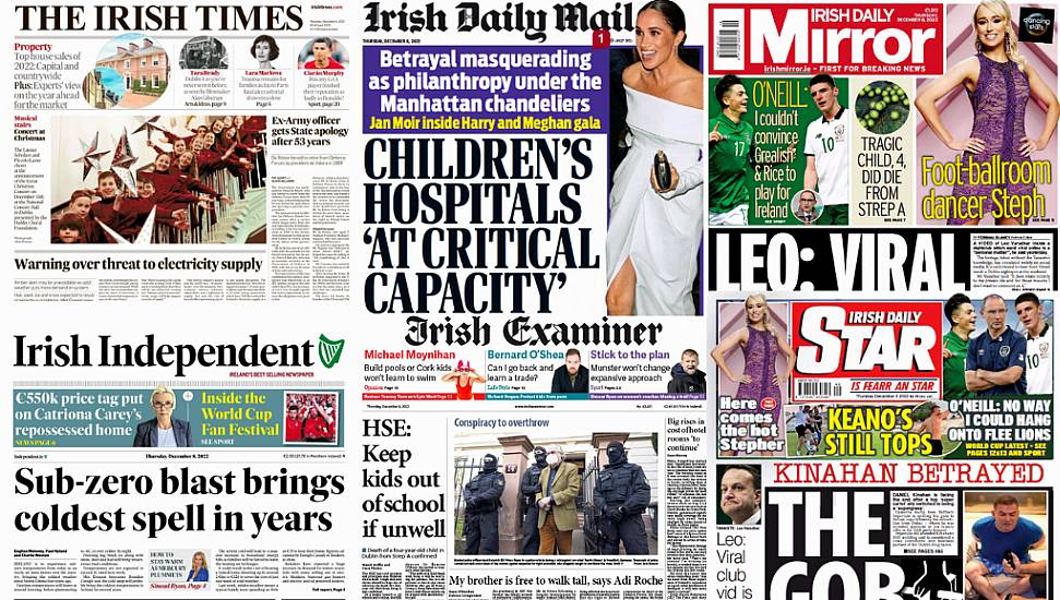 What The Papers Say: Thursday's Front Pages