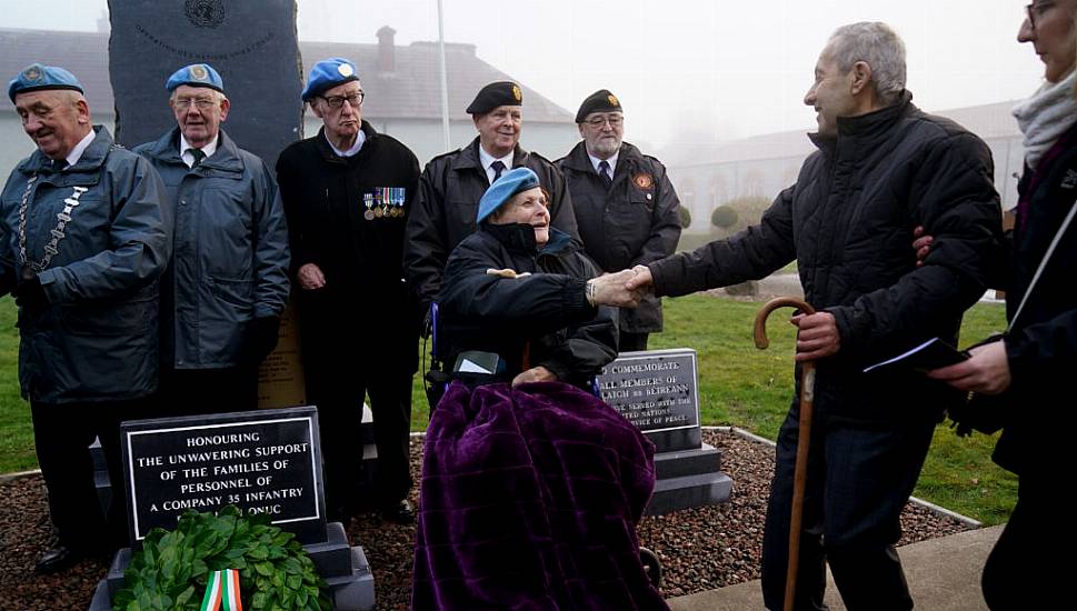 Monument To Honour Siege Of Jadotville Veterans' Families Unveiled In Athlone