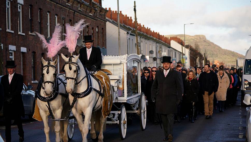 Balloons And Rainbows At Funeral For Belfast Girl Who Died After Contracting Strep A