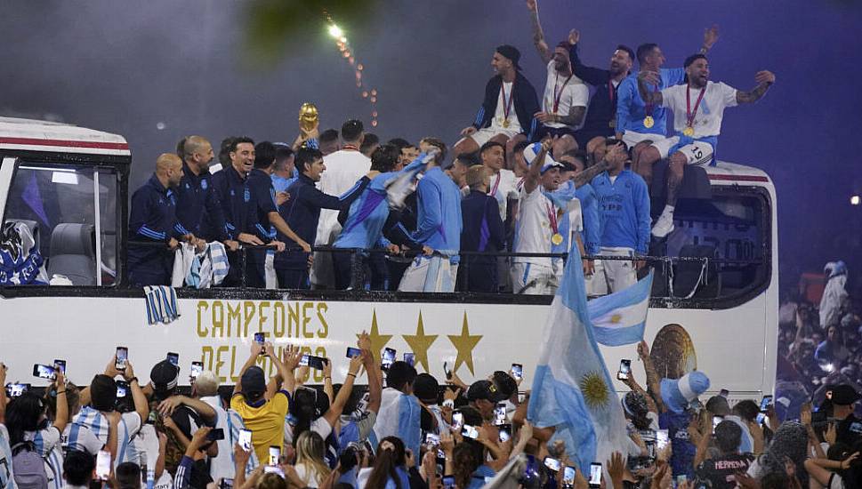 Fans Line Streets To Greet World Champions – Argentina’s Homecoming In Pictures