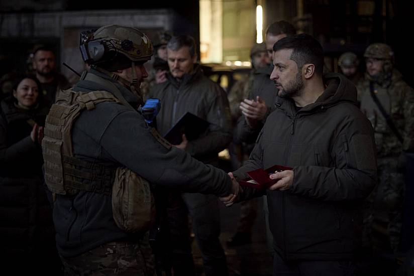 Volodymyr Zelenskiy Visits Combat Zone As Vladimir Putin Rallies Forces