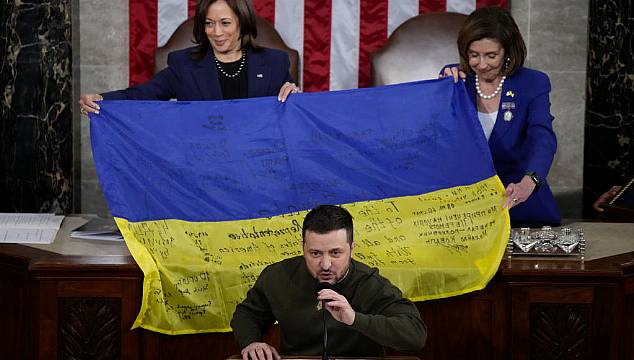 Volodymyr Zelenskiy Thanks ‘Every American’ In Speech To Us Congress