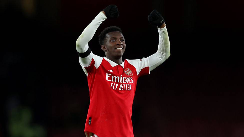 He’s A Confident Boy – Mikel Arteta Says Eddie Nketiah Unfazed By Starting Role