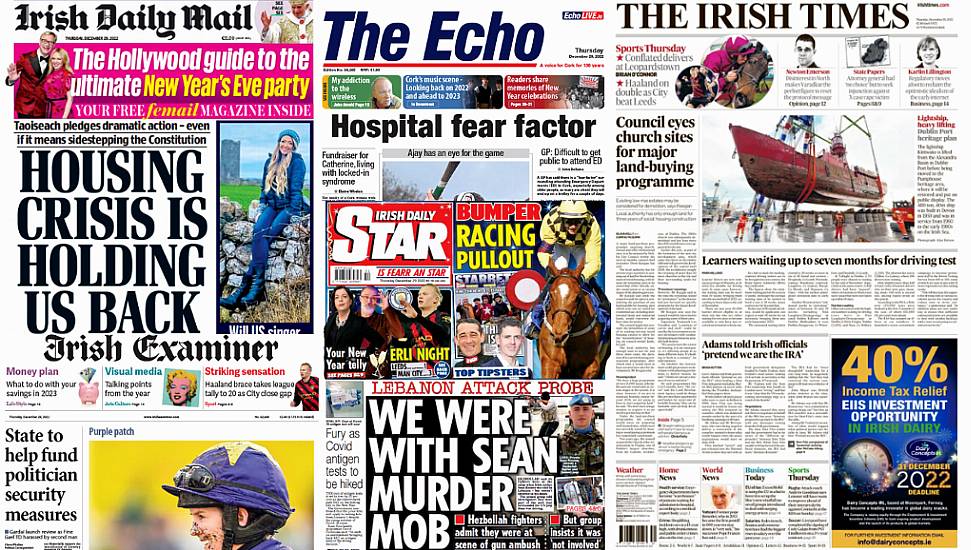 What The Papers Say: Thursday's Front Pages