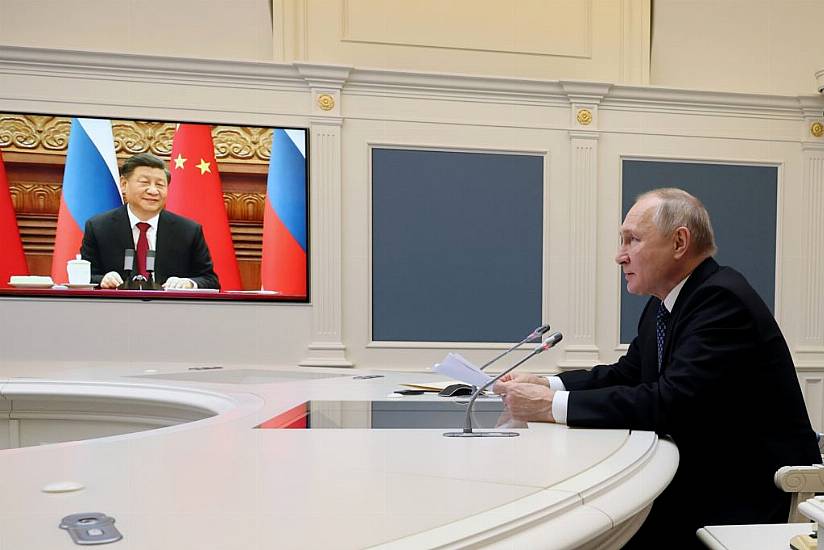 Putin And Xi Hold Talks As Russia Fires Another Ukraine Barrage