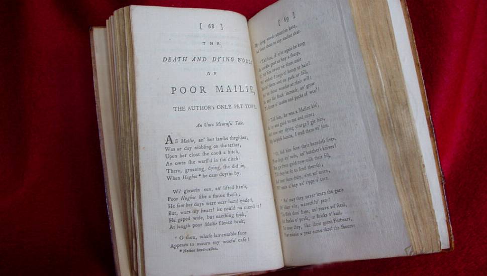 Rare Robert Burns Book Saved From Destruction To Go On Display