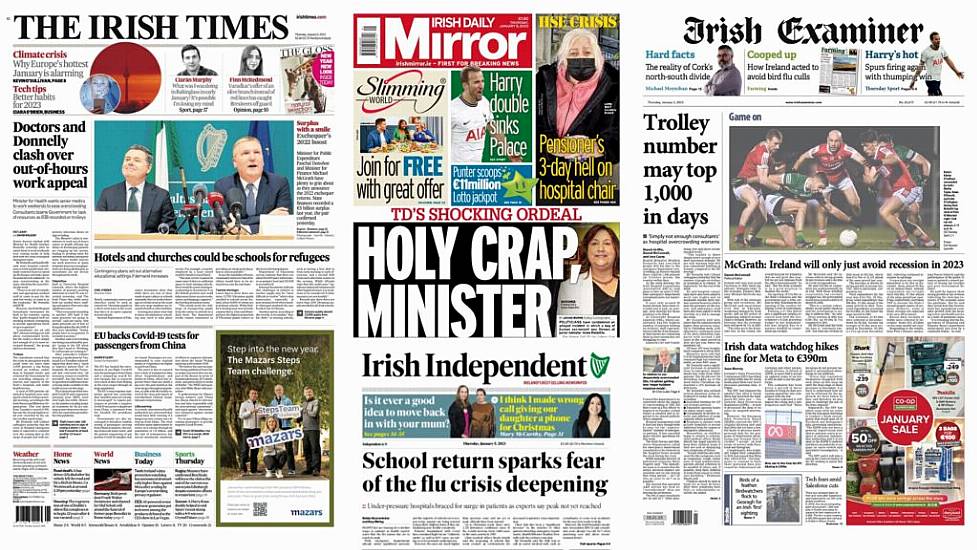 What The Papers Say: Thursday's Front Pages